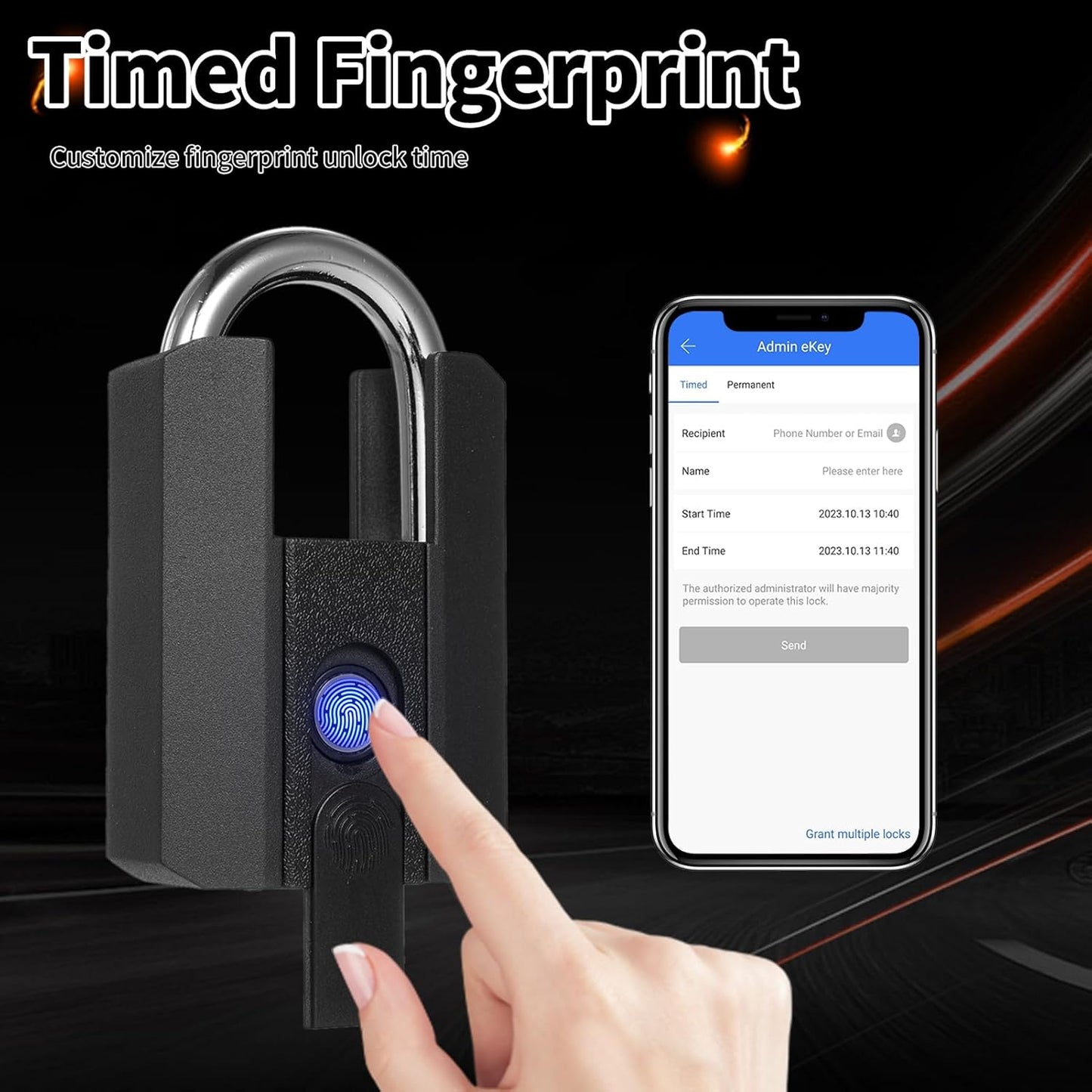 TA - Fingerprint Smart Lock With Key