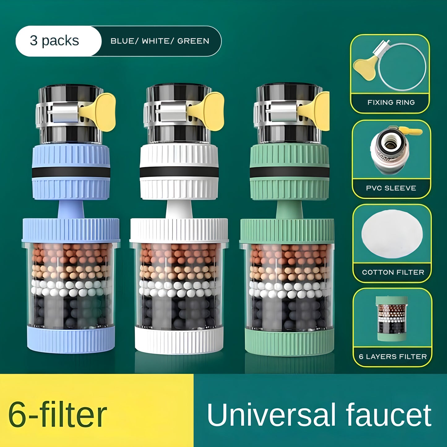 360° Faucet Tap Water Filter